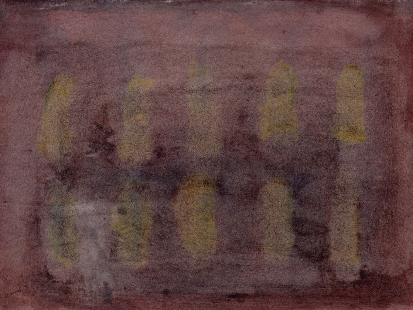 L1415 - Nicholas Herbert, British Artist, abstract painting, Residual Trace - Necropolis, 2022